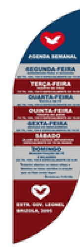 Wind Banner RJ  Agenda Semanal Igreja Universal