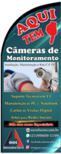 Wind Banner RJ  Para Vigiliancia Aqui Tem