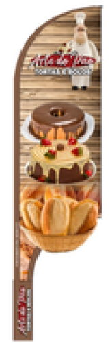 Wind Banner RJ  para Padarias  Arte do Pão