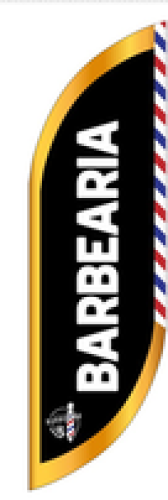 Wind Banner RJ  para Barbearia do B
