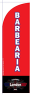 Wind Banner RJ  para Barbearia London