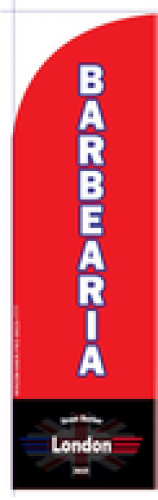 Wind Banner RJ  para Barbearia London