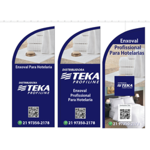 Wind Banner RJ  para loja de Hotelaria Teka