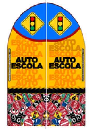 Wind Banner RJ  Auto Escola