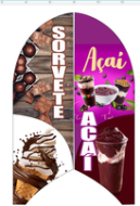 Wind Banner RJ  Sorvete e Açaí