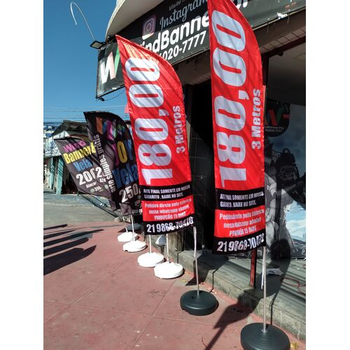 2 WIND BANNERS 3 METROS SUPER OFERTA LIMITADA