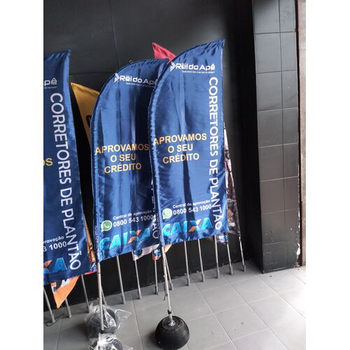 3 UNIDADES  | WIND BANNER 2,30 METROS SUPER OFERTA LIMITADA