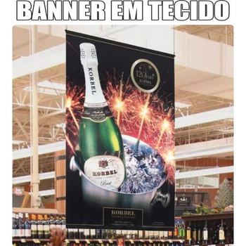 BANNER EM TECIDO 1X0,70CM