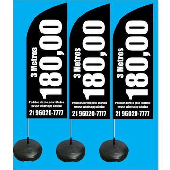 3 WIND BANNERS 3 METROS SUPER OFERTA LIMITADA