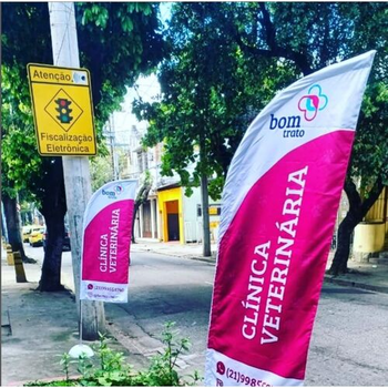 3 UNIDADES  | WIND BANNER 2,30 METROS SUPER OFERTA LIMITADA