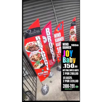 Wind Banner Joy Baby 1,80mts