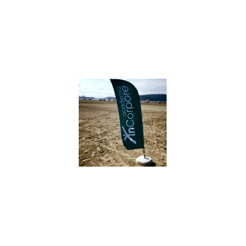 Wind Banner RJ  2mts Dupla Face Completo