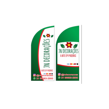 Wind Banner RJ  para Loja de Decorações JN Decorações