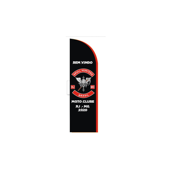Wind Banner RJ   para  Moto Clube Skull Hunters
