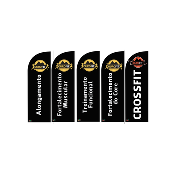 Wind Banner RJ   para  Academias CrossFit OuroFit