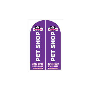 Wind Banner RJ  para Pet Shop Petmania