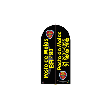 Wind Banner RJ  para Posto de Molas BR 493