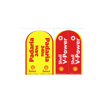 Wind Banner RJ  para Para Posto de Combustível Shell