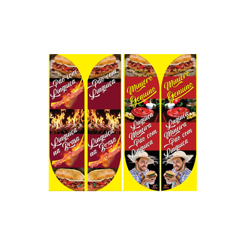 Wind Banner RJ  para Lanches Pão com Linguiça
