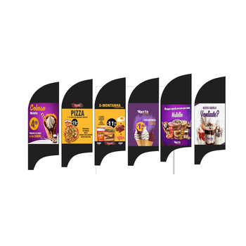 Wind Banner RJ  para Lanchotes e Açai Ravis