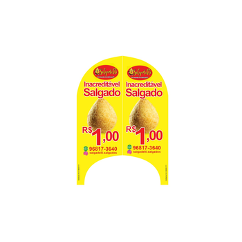 Wind Banner RJ  para Loja de Salgados
