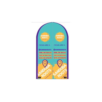 Wind Banner RJ  para Lanches Sandura Root