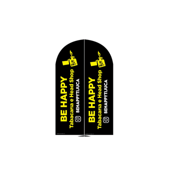 Wind Banner RJ  para Tabacaria Be Happy