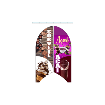 Wind Banner RJ  Sorvete e Açaí