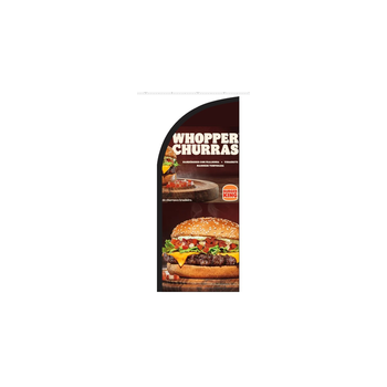 Wind Banner RJ  Burger King Whopper Churras