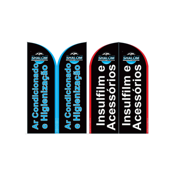 Wind Banner RJ  Para Car Wash Shalom