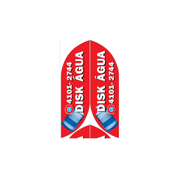 Wind Banner RJ  Disk Agua