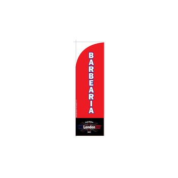 Wind Banner RJ  para Barbearia London