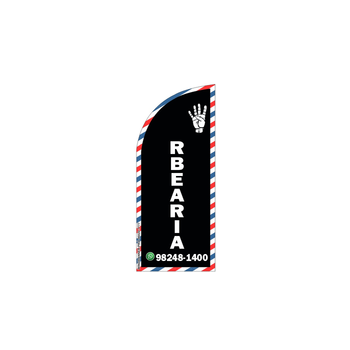 Wind Banner RJ  para Barbearia Zero Quatro