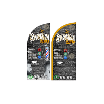 Wind Banner RJ  para Barber Shop Barbearia do Will