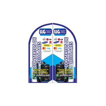 Wind Banner RJ  para Consertos e Vendas de Celulares LLG