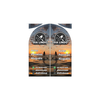 Wind Banner RJ  para Escola da Surf Dia Lindo