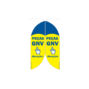 Wind Banner RJ  para Loja de GNV Bios Gás