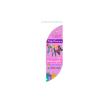 Wind Banner RJ  para Lojas de Roupas Femininas Cabine Feminino