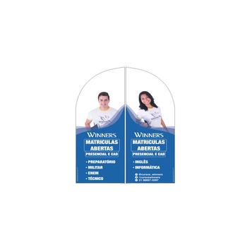 Wind Banner RJ  para cursos Winners