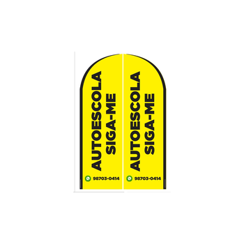 Wind Banner RJ  para Auto Escola Siga-me