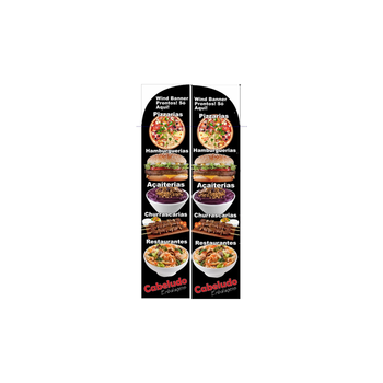 Wind Banner RJ s para Loja de Descartáveis Cabeludo Embalagens