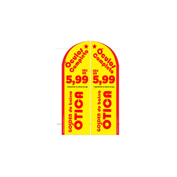 Wind Banner RJ  Para Óticas Golden