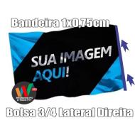 BANDEIRA COM BOLSA LATERAL DIREITA 1X0,70CM