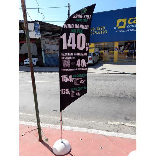 RJ Wind Banner Pena Acima de 2 Unidades 160,00