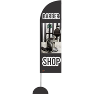 Wind Banner RJ | Barber Shop | Wind Banner é flag Banner