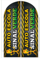 Wind Banner RJ  para Auto Escola Sinal Verde