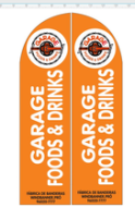 Wind Banner RJ  Para Food e Drinks Garagem
