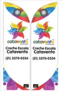 Wind Banner RJ  para Jardim Escola Catavento