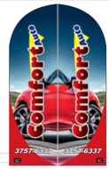 Wind Banner RJ  para Agências de Carros Confort