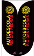 Wind Banner RJ  para Auto Escola Rio das Pedras